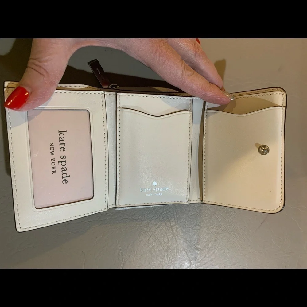 Kate spade matching color block brown/blue Baltic Sea crossbody&wallet.‌‌‌‌‌‍‍‍‍